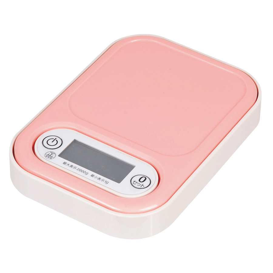 マグネットミー デジタルキッチンスケール2.0kg用ピンク
