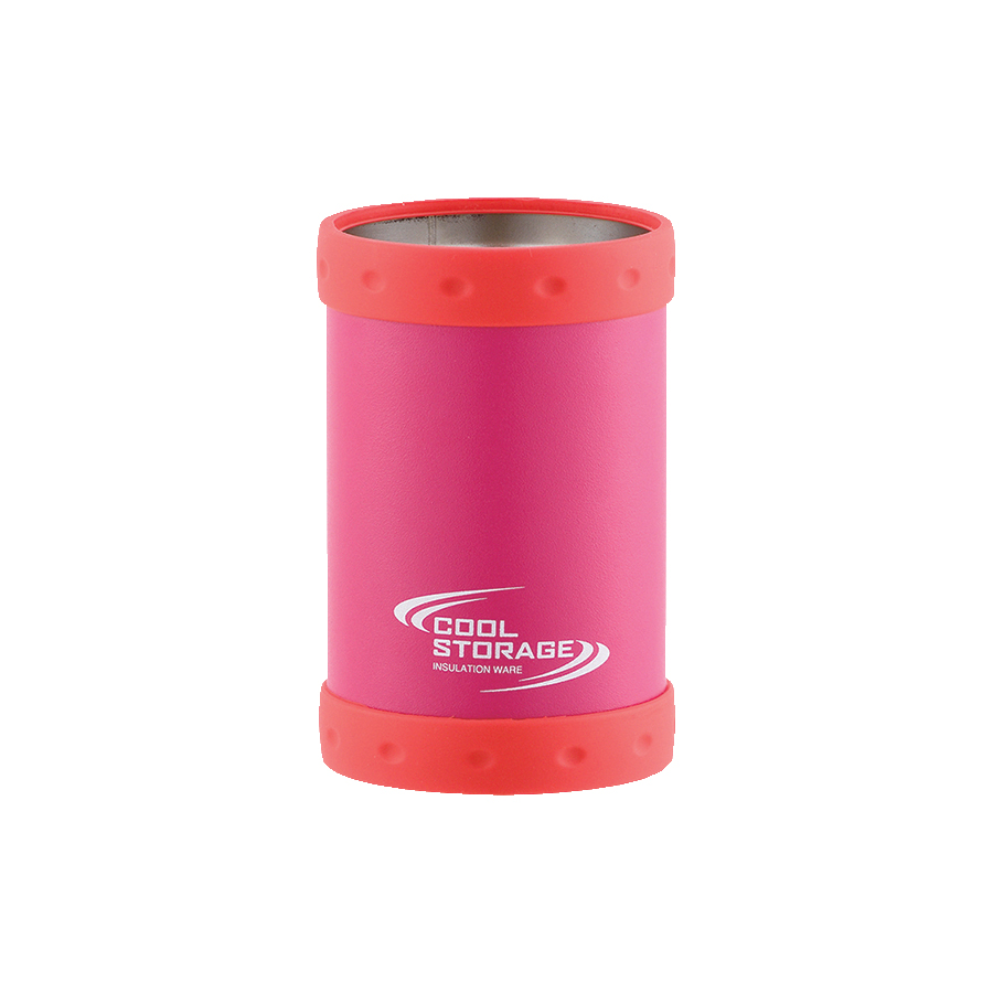 クールストレージ 保冷缶ホルダー350(ピンク)
