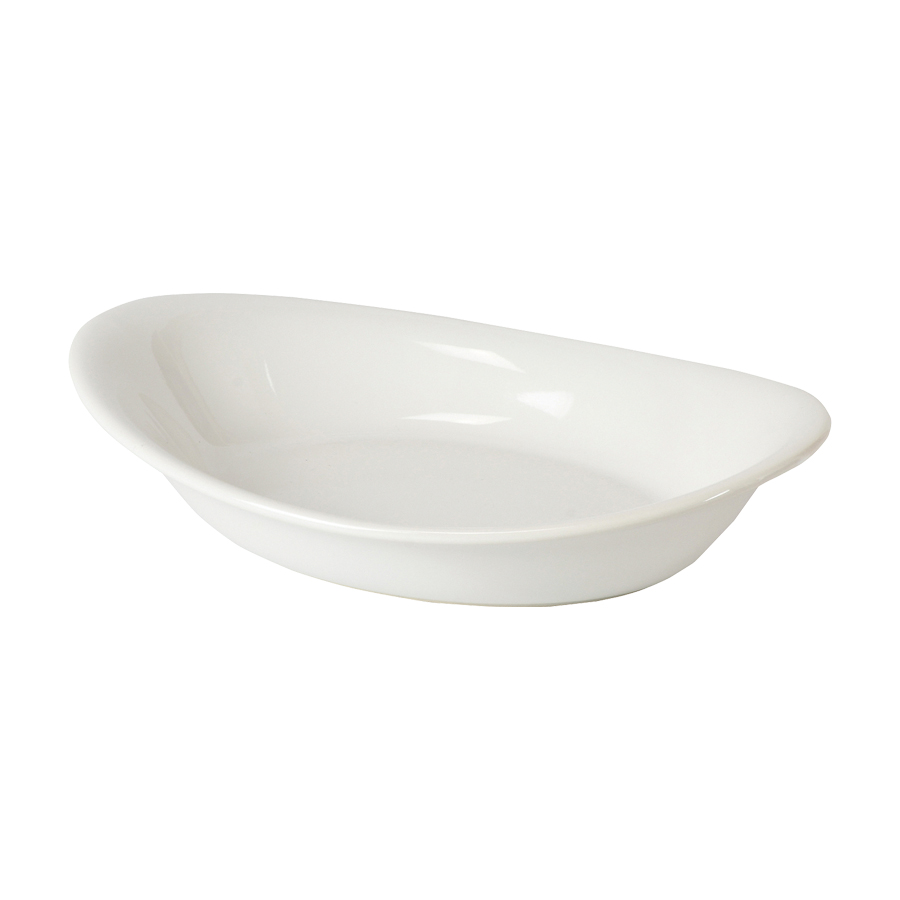 陶磁器製カレー皿(ホワイト)