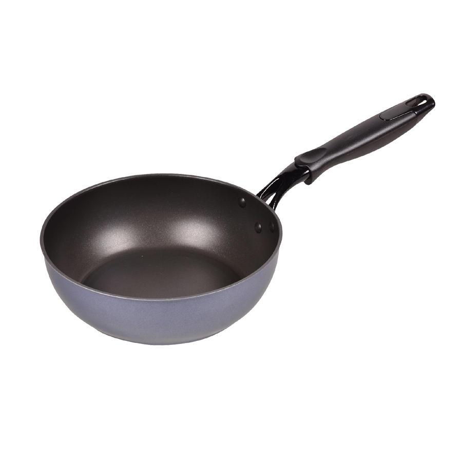 軽量ネオグレース テフロンプラチナ加工ih対応深型フライパン22cm Hb 1986