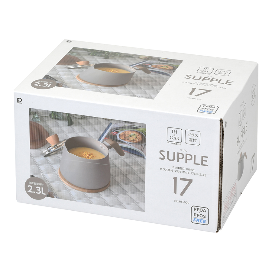 �X�v�� �ӂ��f���HIH�Ή��K���X�W�t�}���`�|�b�g17cm(2.3L)