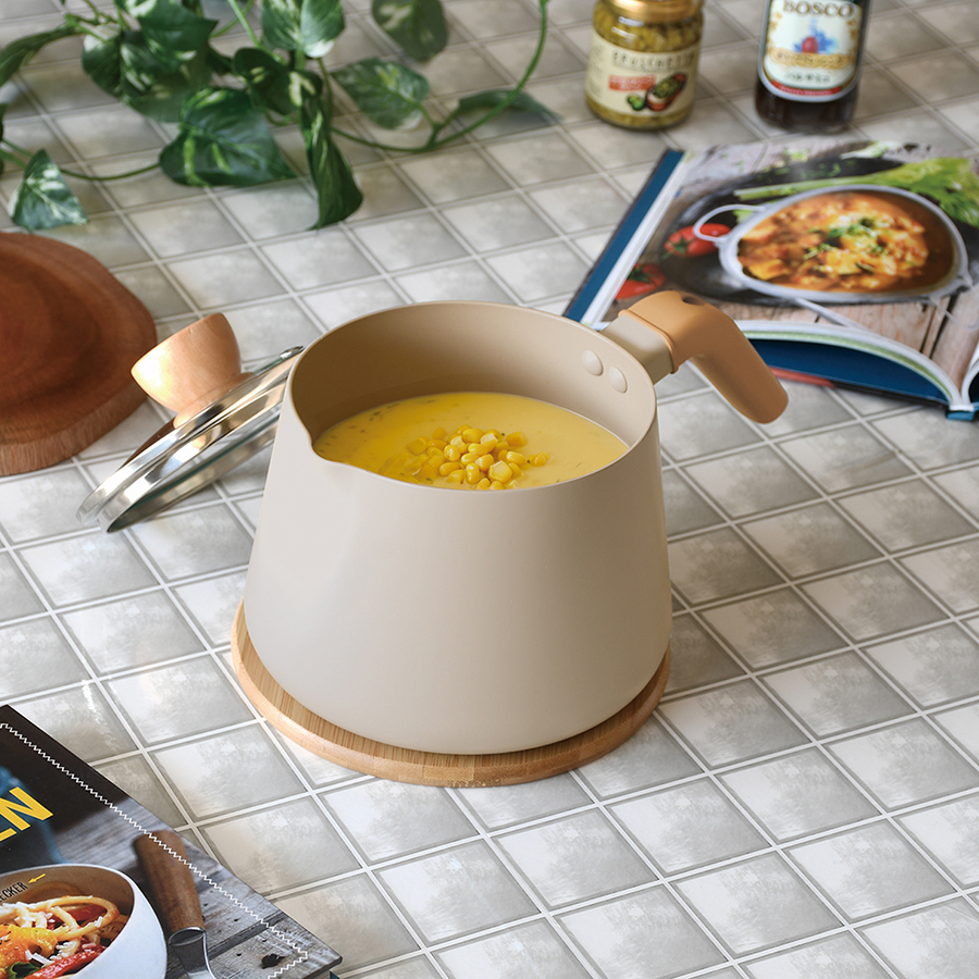 �X�v�� �ӂ��f���HIH�Ή��K���X�W�t�}���`�|�b�g17cm(2.3L)