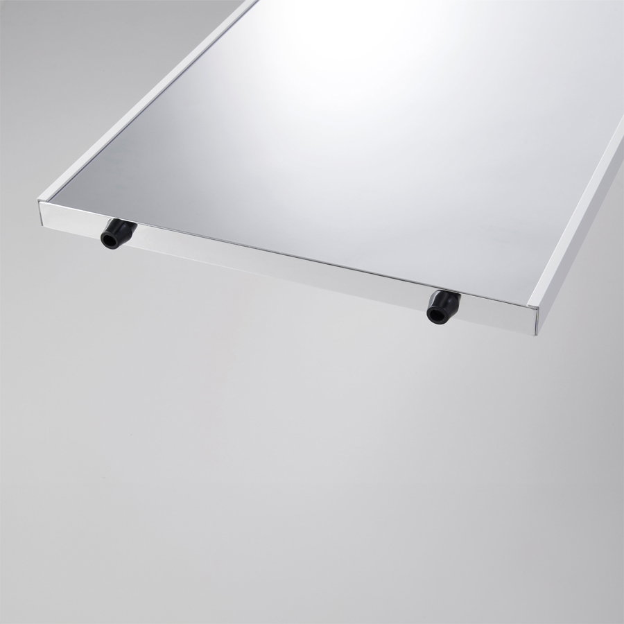 軽くて割れないスタンドミラーⅡ スノーホワイト 30×150 N-7223