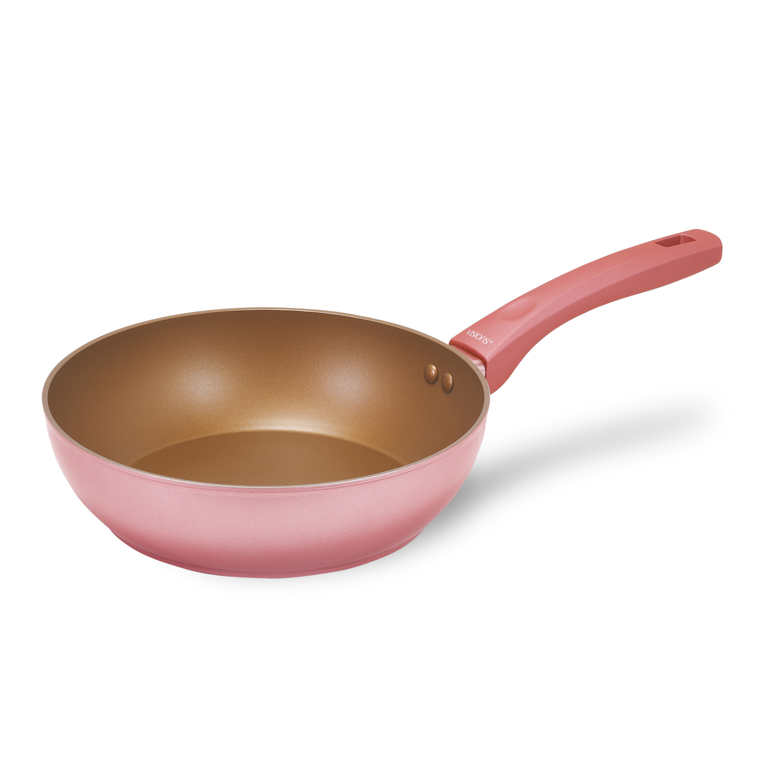 VISIONS GOLD Coating IH�Ή��f�B�[�v�p��24cm PINK