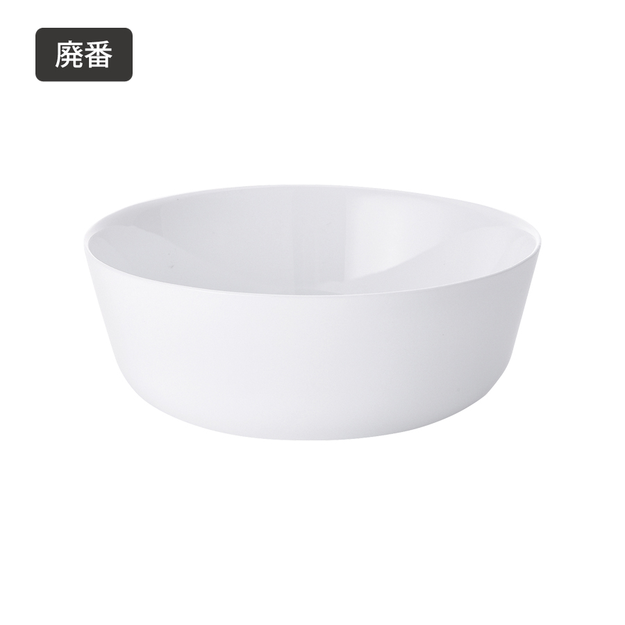 廃番】PYREX Milk Glassジャストホワイトヌードルボウル20PXMK-NB20-JW